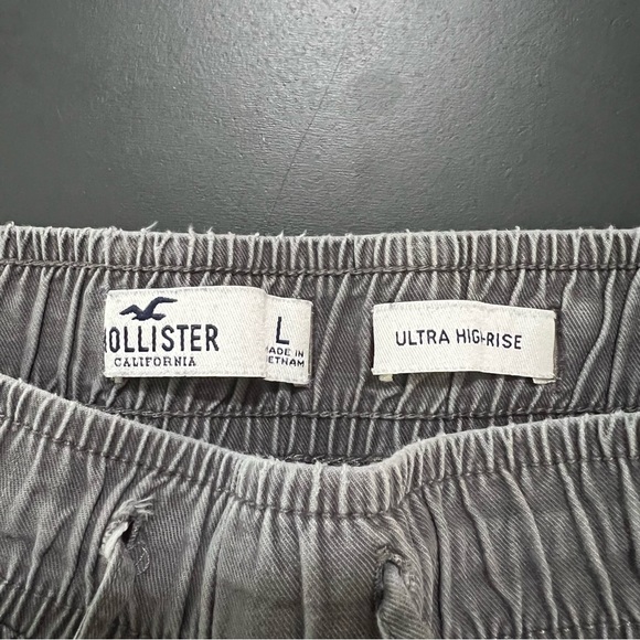 Hollister Jogger Sweatpants Ultra High Rise Gray Women Size Large - Picture 5 of 7